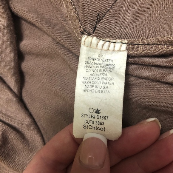 Boho Chic Ruffle Blouse Small - Picture 6 of 6